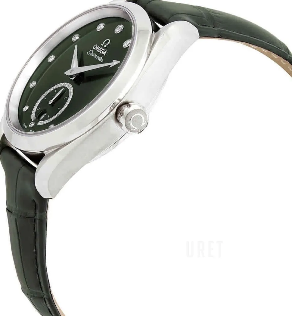 Seamaster Aqua Terra 150M Grön/Läder Ø38 mm