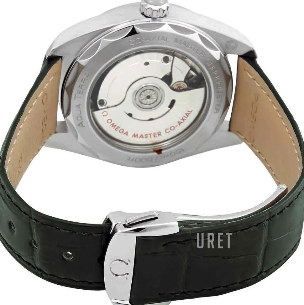 Seamaster Aqua Terra 150M Grön/Läder Ø38 mm