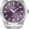 Seamaster Aqua Terra 150M Lila/Stål Ø34 mm
