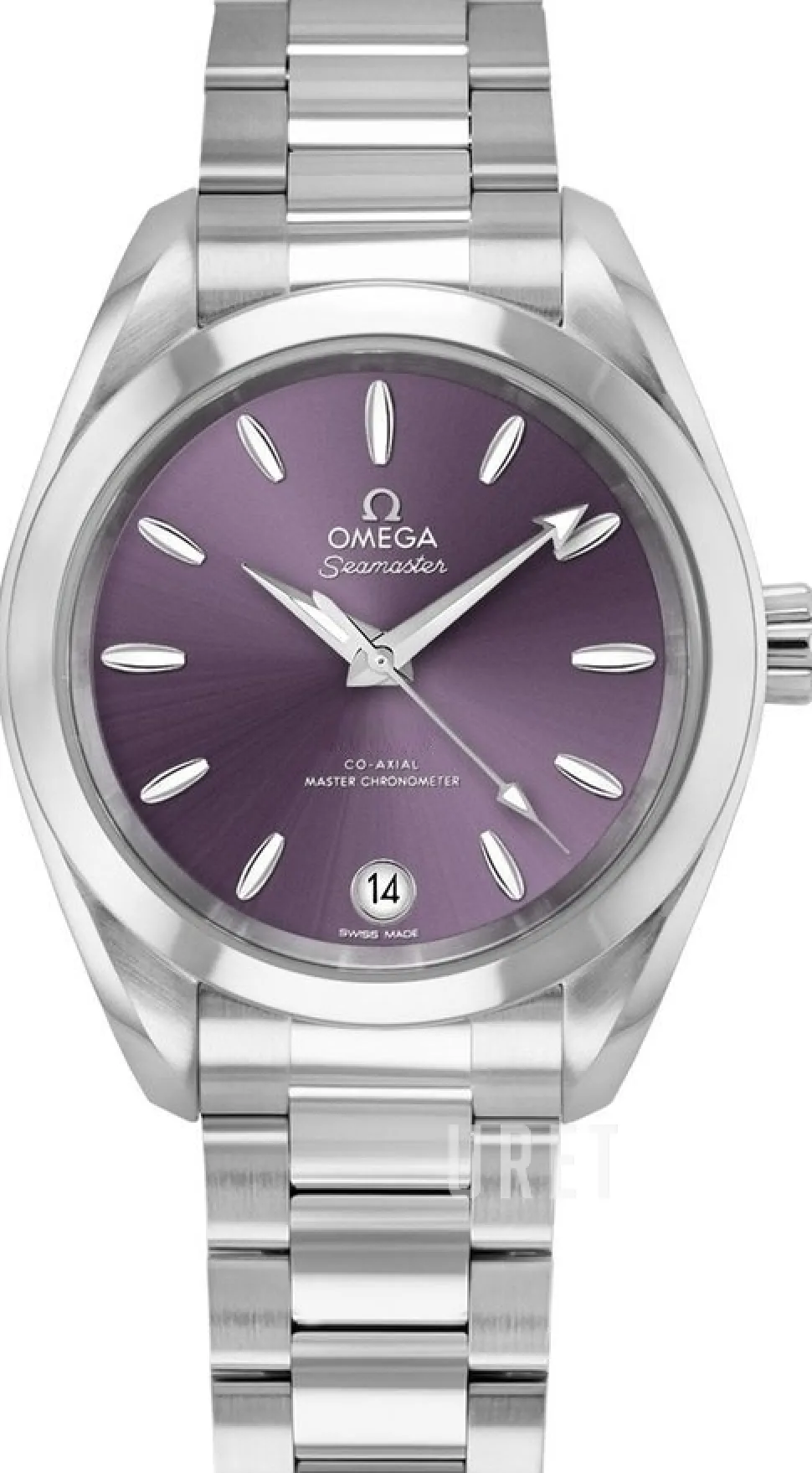 Seamaster Aqua Terra 150M Lila/Stål Ø34 mm