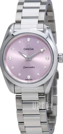 Seamaster Aqua Terra 150M Lila/Stål Ø28 mm