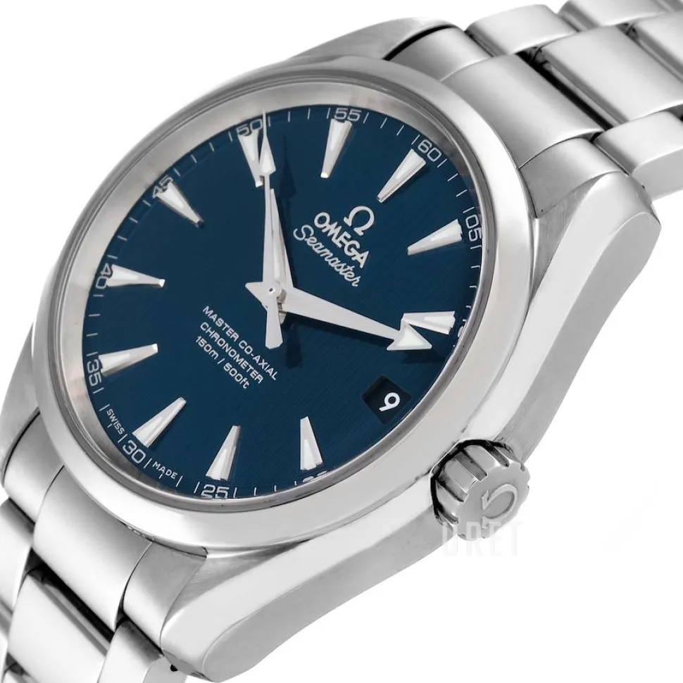 Seamaster Aqua Terra 150m Master Co-Axial 38.5mm Blå/Stål Ø38.5 mm