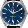 Seamaster Aqua Terra 150m Master Co-Axial 41.5mm Blå/Läder Ø41.5 mm