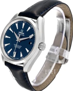 Seamaster Aqua Terra 150m Master Co-Axial 41.5mm Blå/Läder Ø41.5 mm