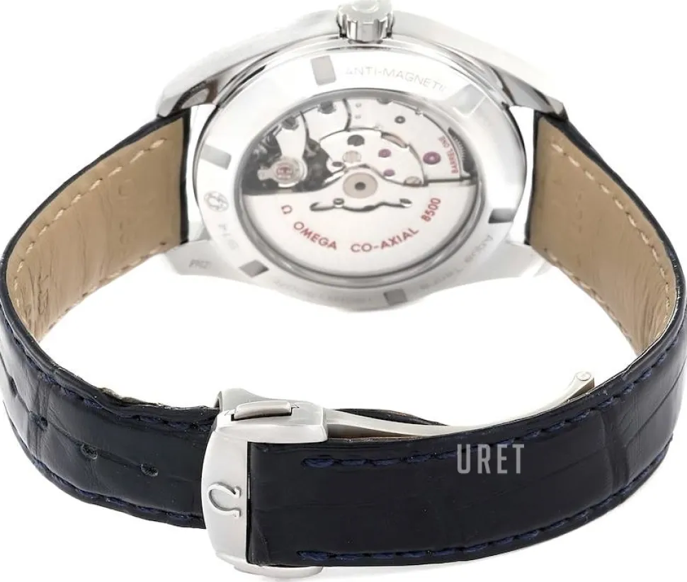 Seamaster Aqua Terra 150m Master Co-Axial 41.5mm Blå/Läder Ø41.5 mm