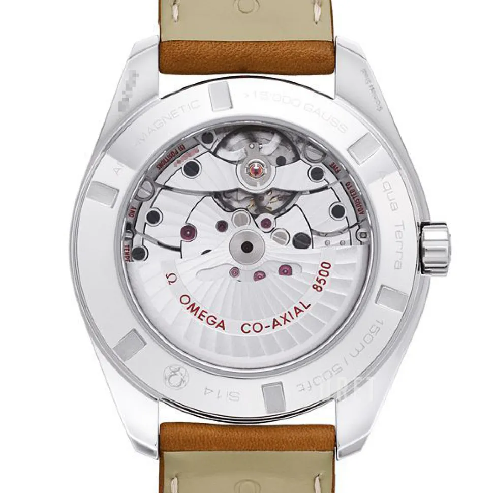 Seamaster Aqua Terra 150m Master Co-Axial 41.5mm Svart/Läder Ø41.5 mm