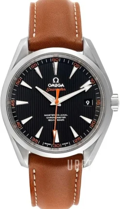 Seamaster Aqua Terra 150m Master Co-Axial 41.5mm Svart/Läder Ø41.5 mm