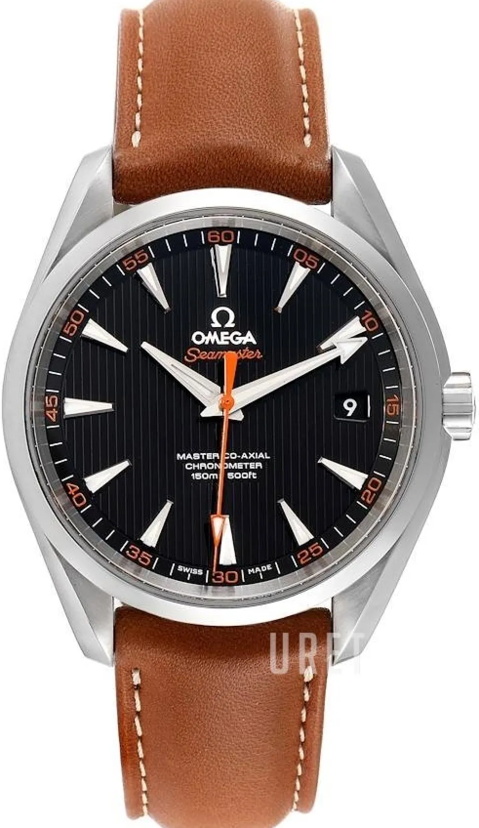 Seamaster Aqua Terra 150m Master Co-Axial 41.5mm Svart/Läder Ø41.5 mm