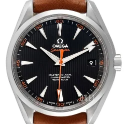 Seamaster Aqua Terra 150m Master Co-Axial 41.5mm Svart/Läder Ø41.5 mm