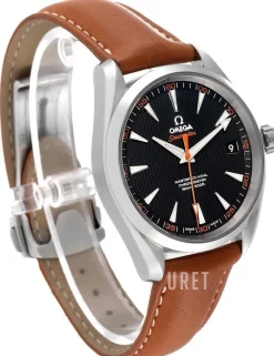 Seamaster Aqua Terra 150m Master Co-Axial 41.5mm Svart/Läder Ø41.5 mm