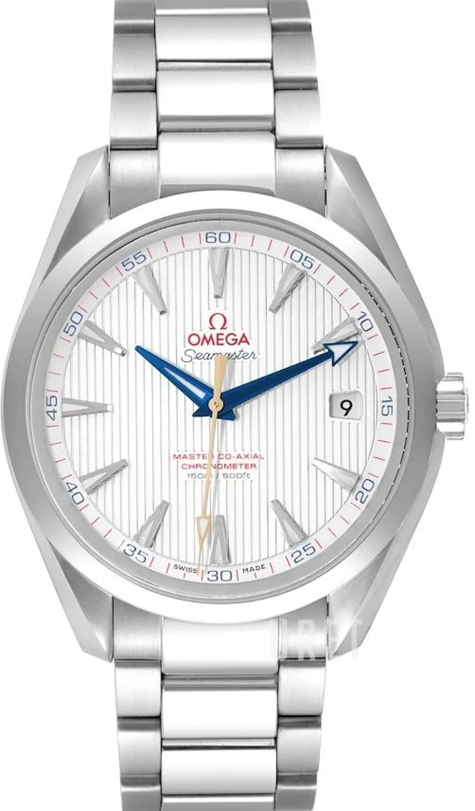 Seamaster Aqua Terra 150m Master Co-Axial 41.5mm Silverfärgad/Stål Ø41.5 mm