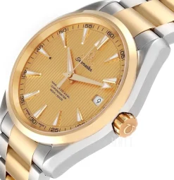 Seamaster Aqua Terra 150m Master Co-Axial 41.5mm Champagnefärgad/Stål Ø41.5 mm