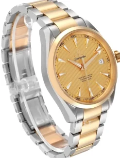 Seamaster Aqua Terra 150m Master Co-Axial 41.5mm Champagnefärgad/Stål Ø41.5 mm