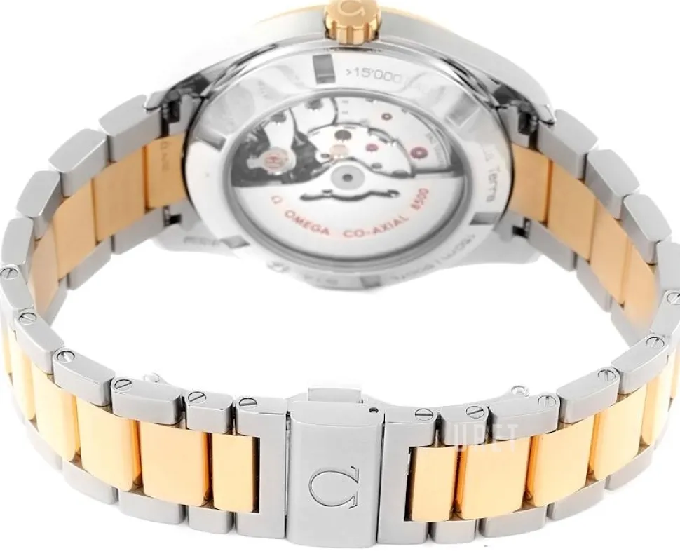 Seamaster Aqua Terra 150m Master Co-Axial 41.5mm Champagnefärgad/Stål Ø41.5 mm