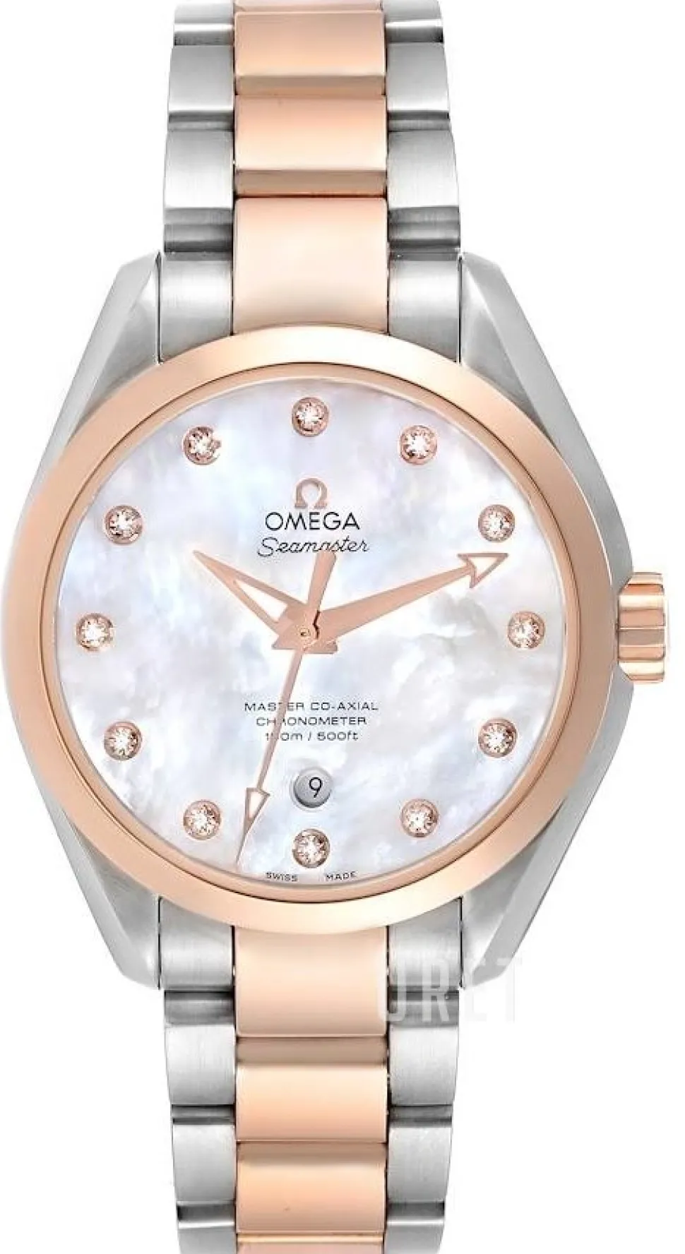 Seamaster Aqua Terra 150m Master Co-Axial 34mm Stål Ø34 mm