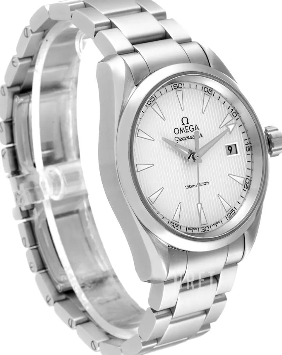 Seamaster Aqua Terra 150m Quartz 38.5mm Silverfärgad/Stål Ø38.5 mm