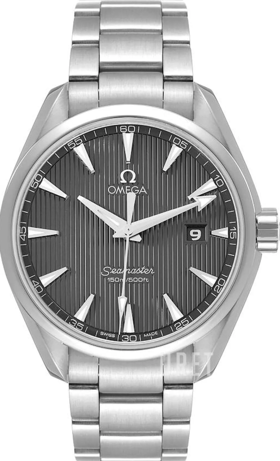 Seamaster Aqua Terra 150m Quartz 38.5mm Grå/Stål Ø38.5 mm