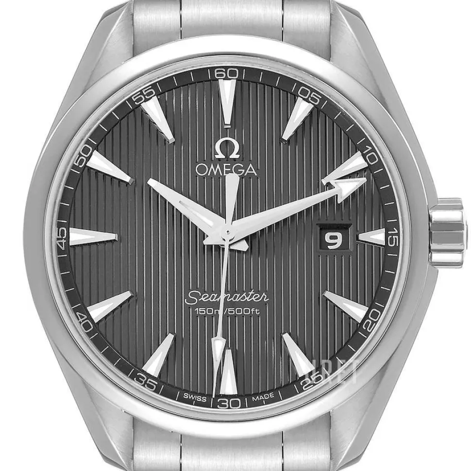 Seamaster Aqua Terra 150m Quartz 38.5mm Grå/Stål Ø38.5 mm