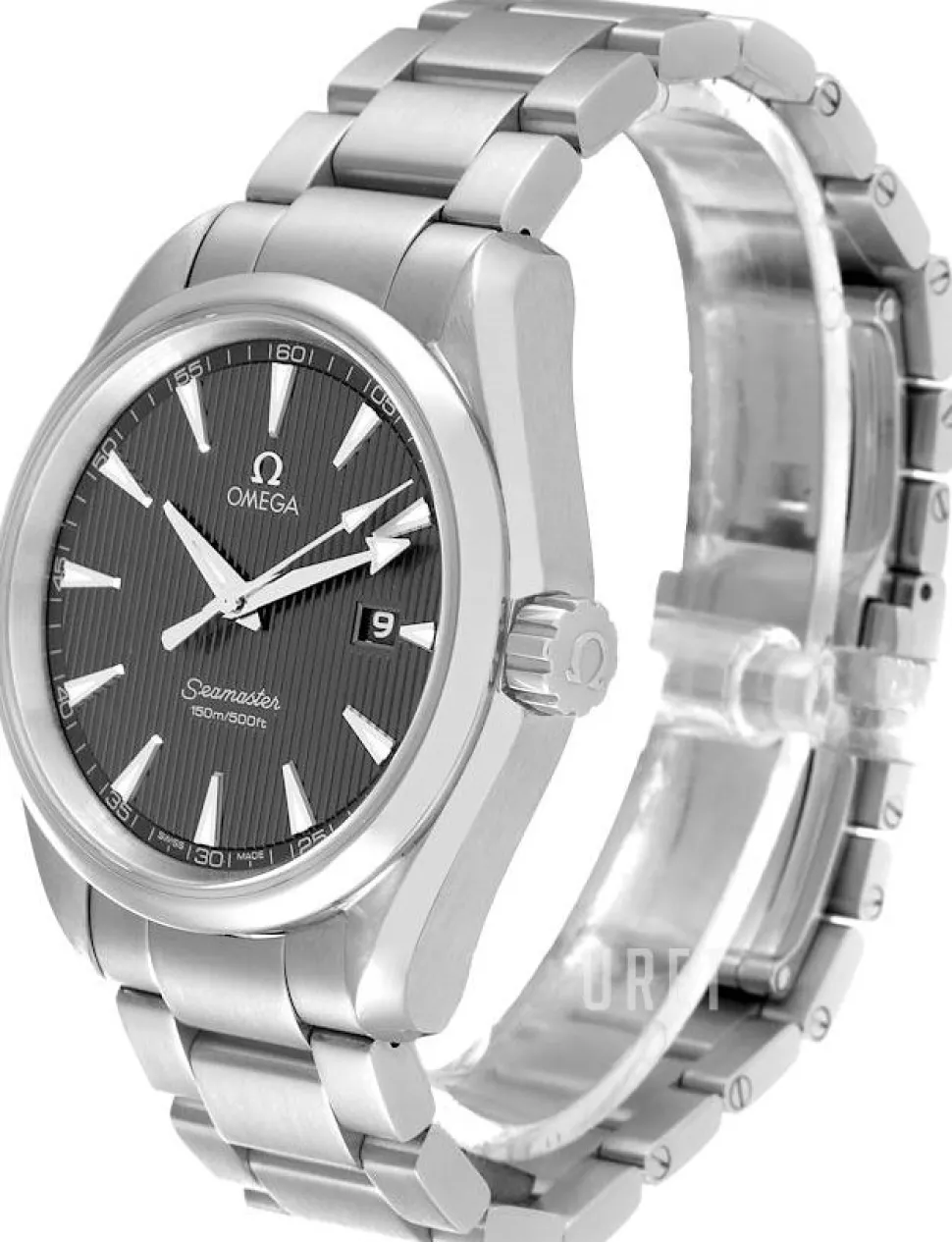 Seamaster Aqua Terra 150m Quartz 38.5mm Grå/Stål Ø38.5 mm