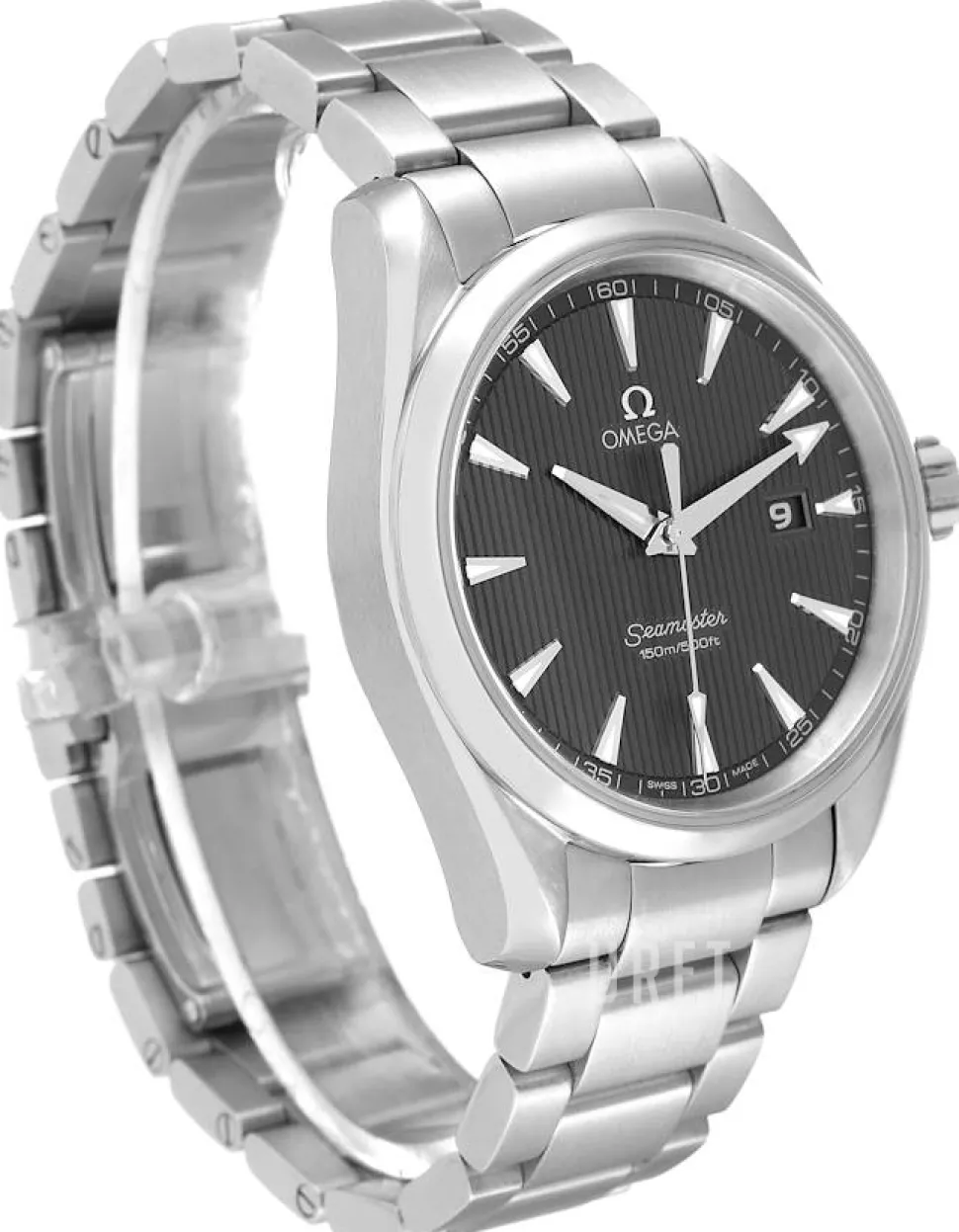 Seamaster Aqua Terra 150m Quartz 38.5mm Grå/Stål Ø38.5 mm