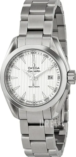 Seamaster Aqua Terra 150m Quartz 30mm Silverfärgad/Stål Ø30 mm