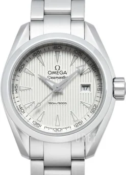 Seamaster Aqua Terra 150m Quartz 30mm Silverfärgad/Stål Ø30 mm