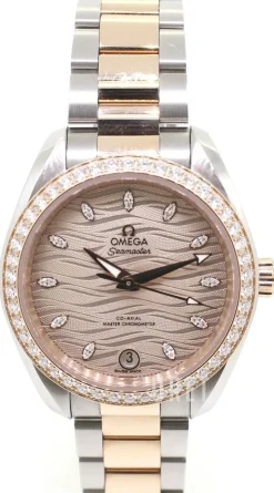 Seamaster Aqua Terra 150M Roséguldstonad/18 karat roséguld Ø34 mm