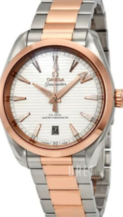 Seamaster Aqua Terra 150M Silverfärgad/18 karat roséguld Ø38 mm