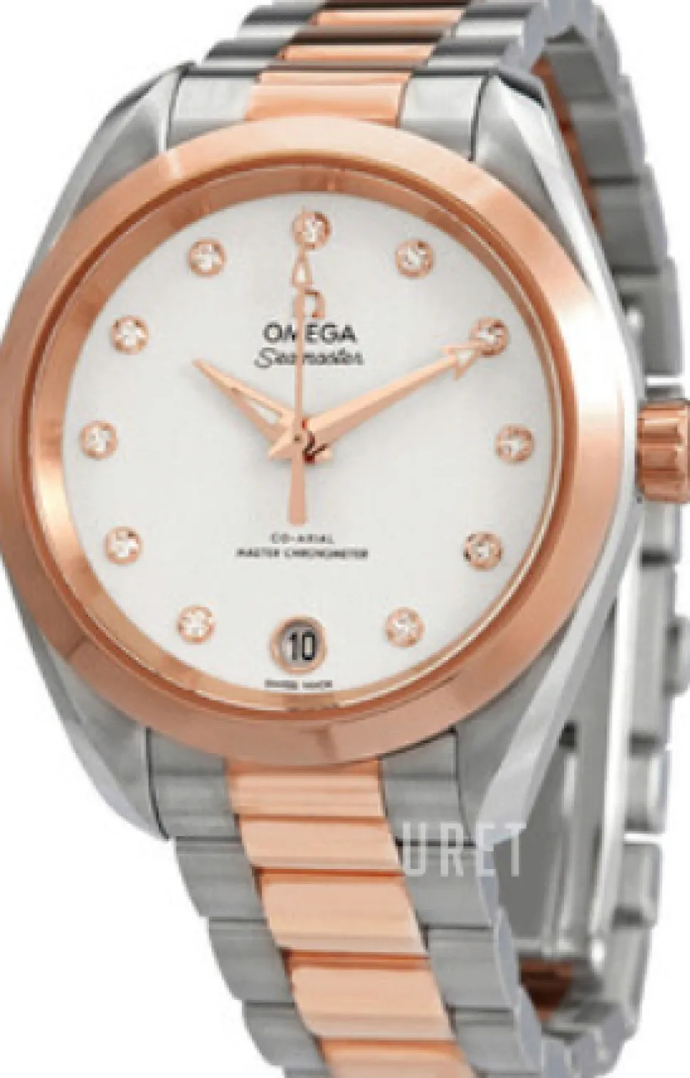 Seamaster Aqua Terra 150M Silverfärgad/18 karat roséguld Ø34 mm