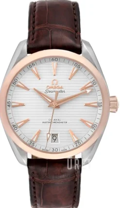 Seamaster Aqua Terra 150M Silverfärgad/Läder Ø41 mm