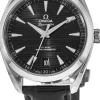 Seamaster Aqua Terra 150M Svart/Läder Ø41 mm