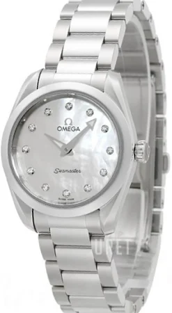Seamaster Aqua Terra 150M Vit/Stål Ø28 mm
