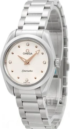 Seamaster Aqua Terra 150M Vit/Stål Ø28 mm