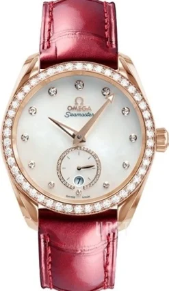 Seamaster Aqua Terra 150M Vit/Läder Ø38 mm