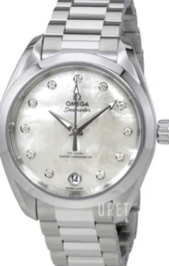 Seamaster Aqua Terra 150M Vit/Stål Ø34 mm