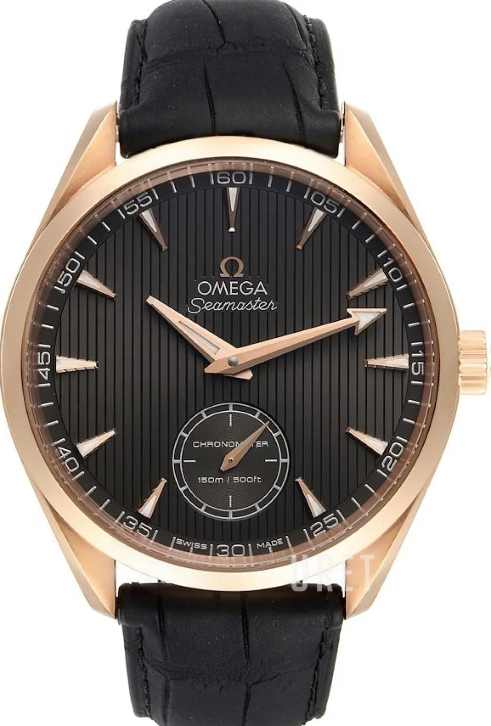 Seamaster Aqua Terra 150m XXL Small Seconds 49.2mm Grå/Läder Ø49.2 mm