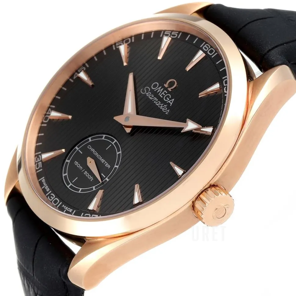 Seamaster Aqua Terra 150m XXL Small Seconds 49.2mm Grå/Läder Ø49.2 mm