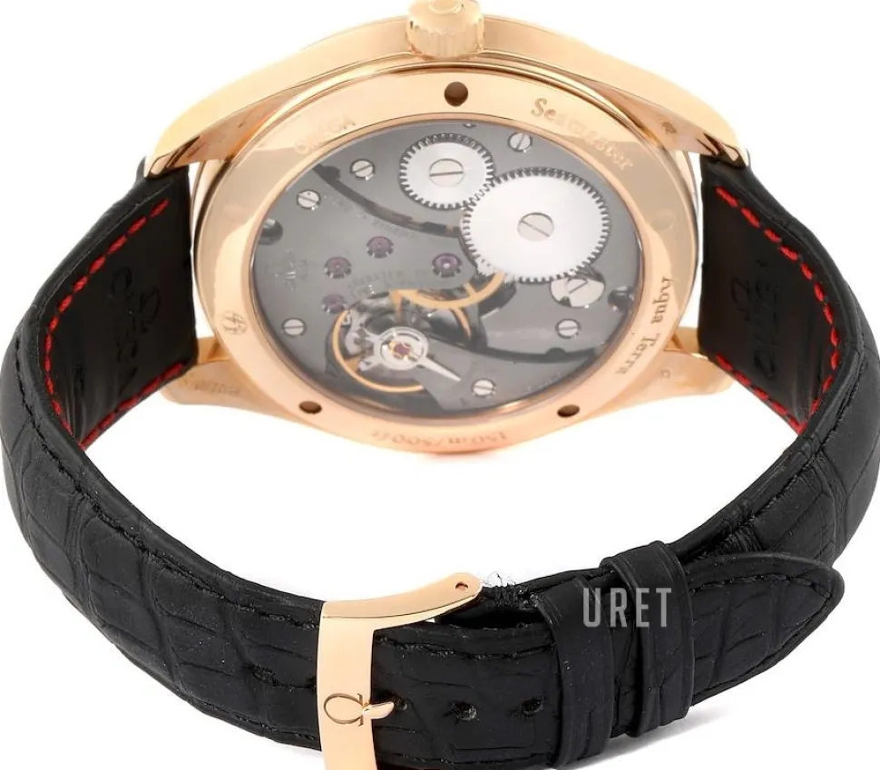 Seamaster Aqua Terra 150m XXL Small Seconds 49.2mm Grå/Läder Ø49.2 mm