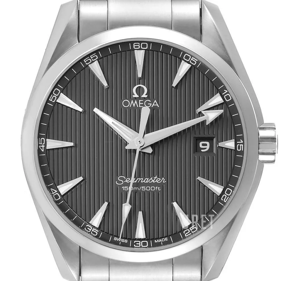 Seamaster Aqua Terra Quartz Grå/Stål Ø38.5 mm