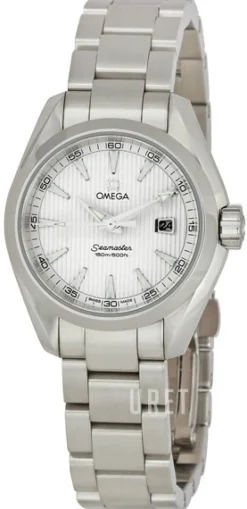 Seamaster Aqua Terra Quartz Silverfärgad/Stål Ø30 mm