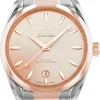 Seamaster Aqua Terra Shades Beige/18 karat roséguld Ø38 mm