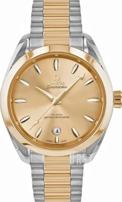 Seamaster Aqua Terra Shades Gul/18 karat gult guld Ø34 mm
