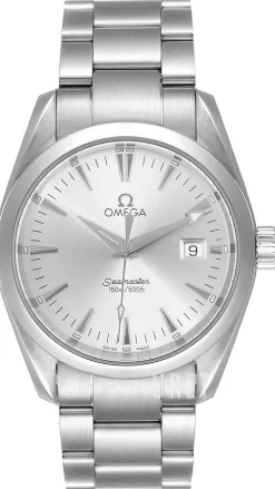 Seamaster Aqua Terra Silverfärgad/Stål Ø36 mm