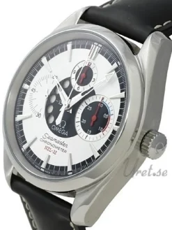 Seamaster Aqua Terra Silverfärgad/Läder Ø42 mm