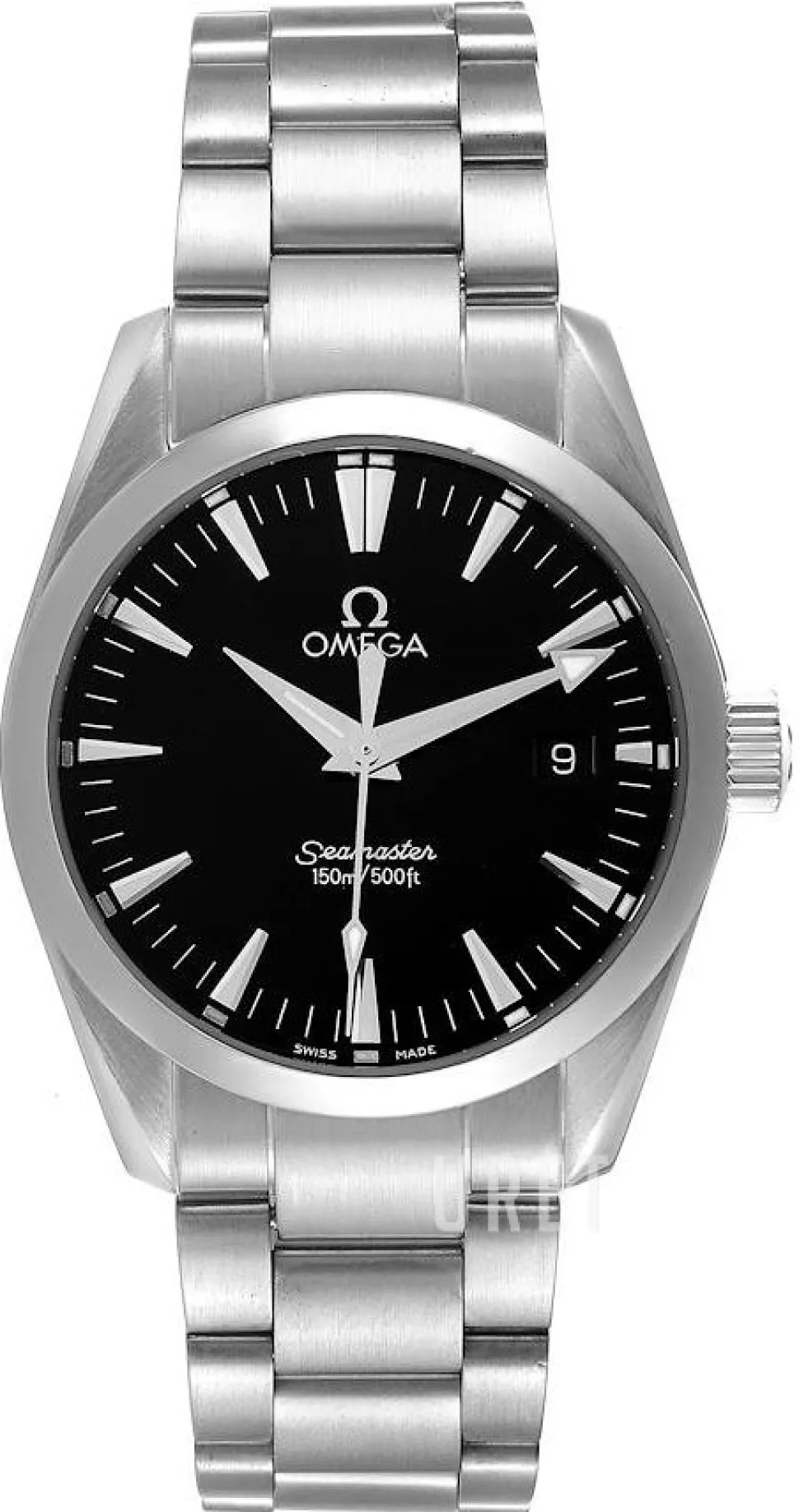 Seamaster Aqua Terra Svart/Stål Ø36 mm