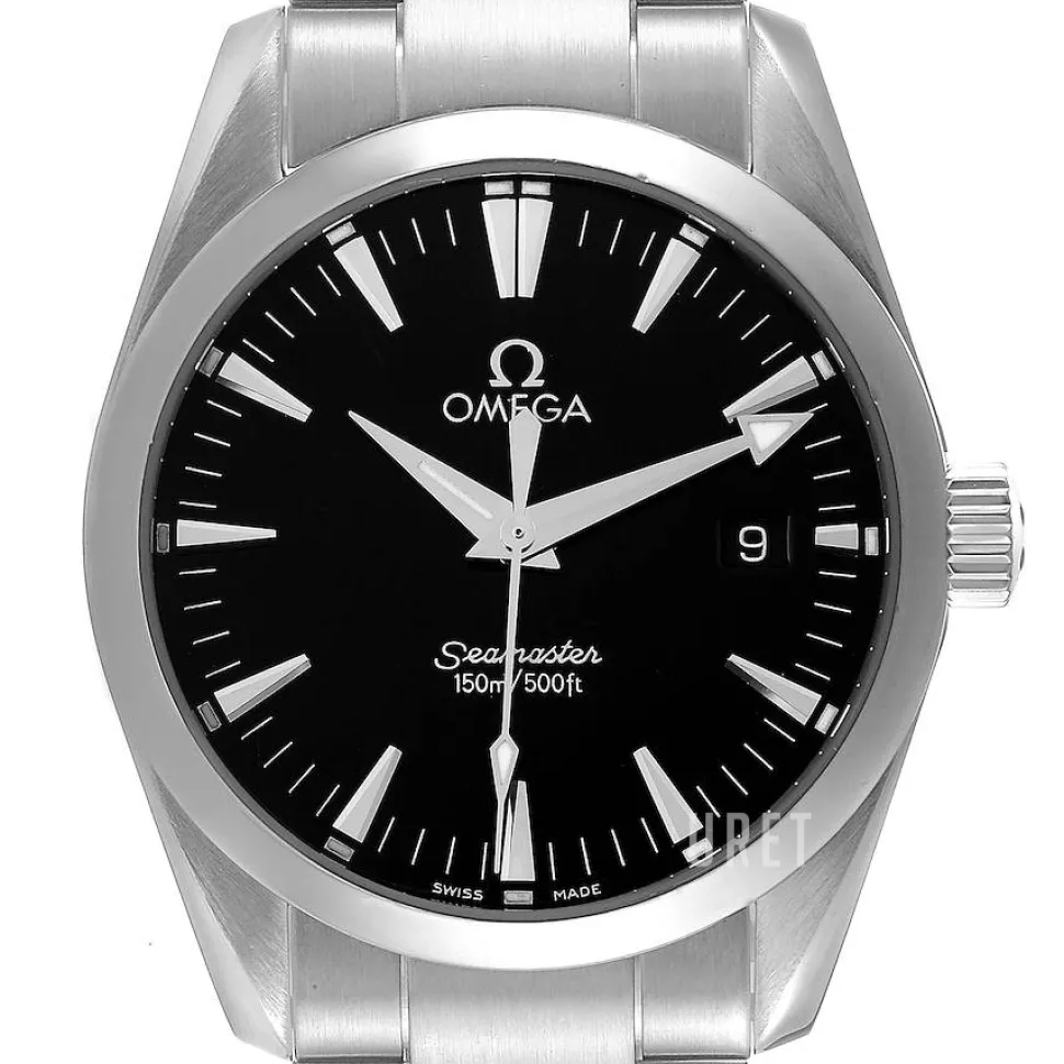 Seamaster Aqua Terra Svart/Stål Ø36 mm