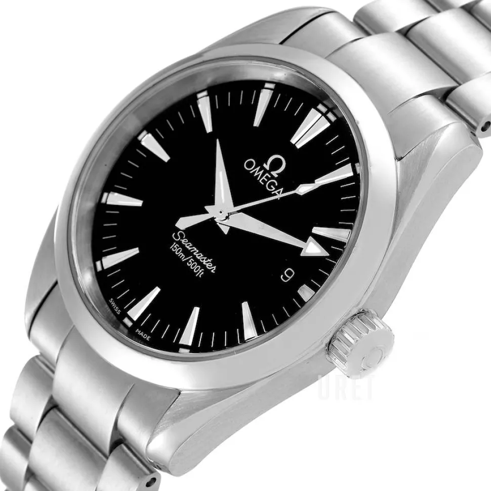 Seamaster Aqua Terra Svart/Stål Ø36 mm