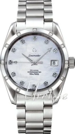 Seamaster Aqua Terra Vit/Stål Ø36 mm