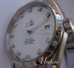 Seamaster Aqua Terra Vit/Stål Ø36 mm