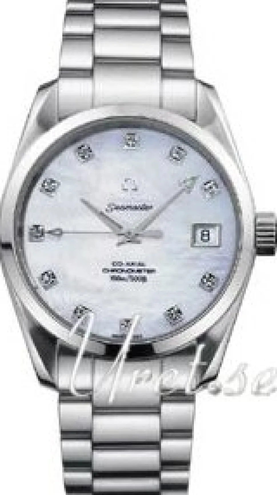 Seamaster Aqua Terra Vit/Stål Ø36 mm